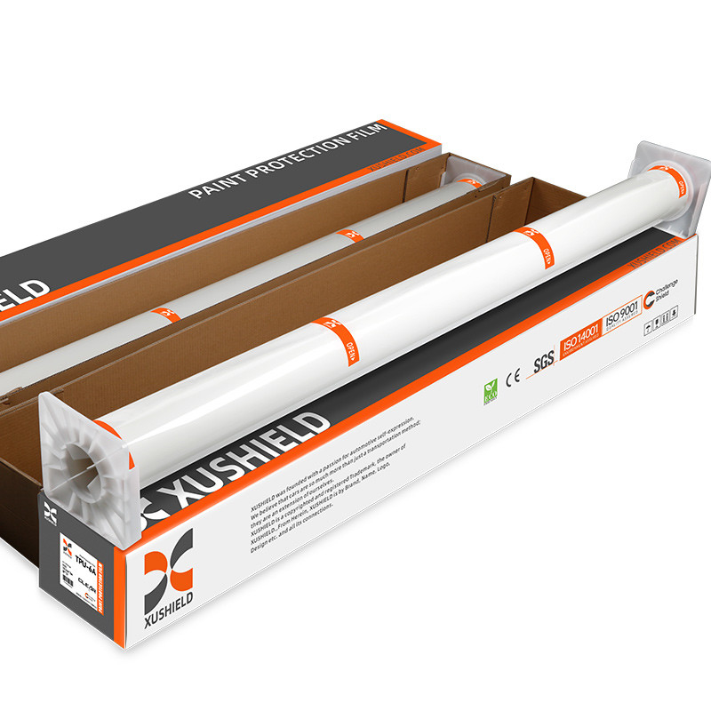 فیلمی Xushield Ppf 7.5Mil 6.5 Mil ضد خراش تعمیر گرما فیلمی محافظ رنگ نانو سرامیکی شفاف TPU ppf برای ماشین