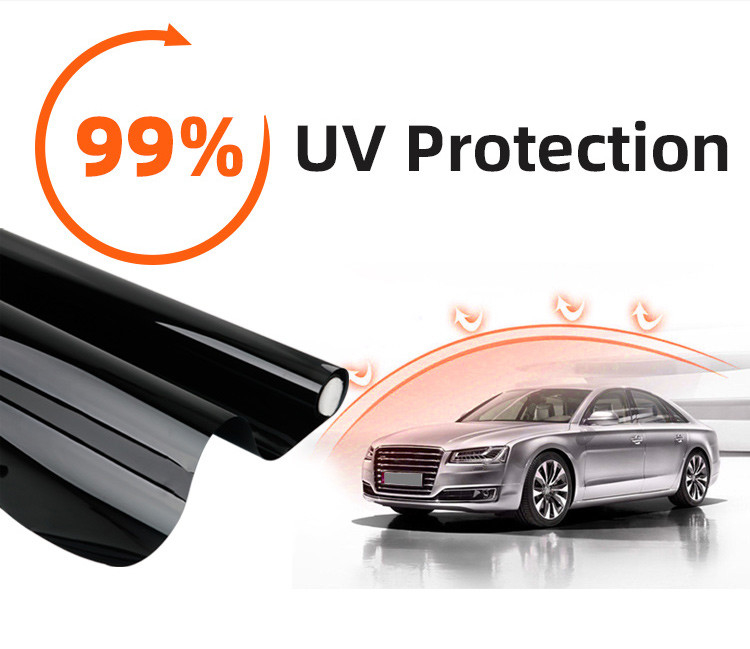 فیلم های خورشیدی اتومبیل نانو سرامیک UV Curing Window Glass Tint Film Roll عمده فروشی 1ply