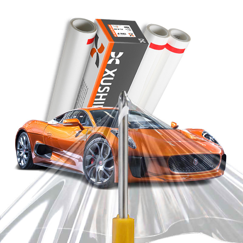 TPH 1.52 * 15M رول درخشان بالا شفاف شفاف چسبنده رنگ محافظ بدن خودرو Ppf فیلم Tph