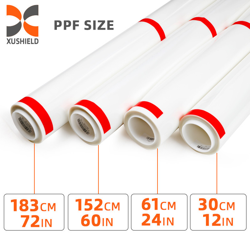 اندازه 1.83*15m 71in*50ft خود درمانی شفاف استک PPF فیلم رنگ ماشین حفاظت از فیلم TPU ماشین محافظ