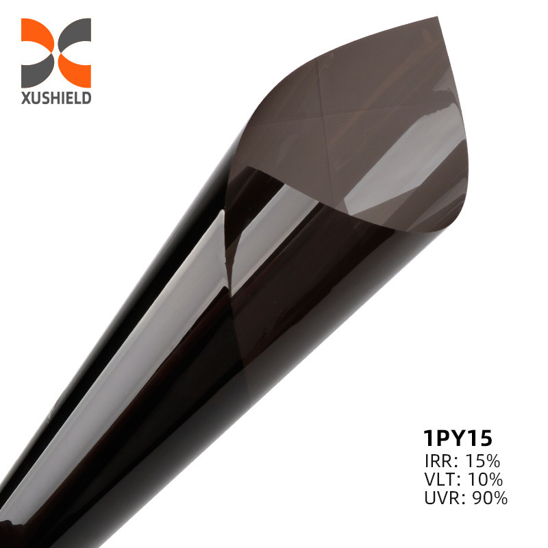 1.52*30m UV PROOf امنیت ماشین 1 لایه رول کربن شیشه اتومبیل پنجره شیشه ی خورشیدی