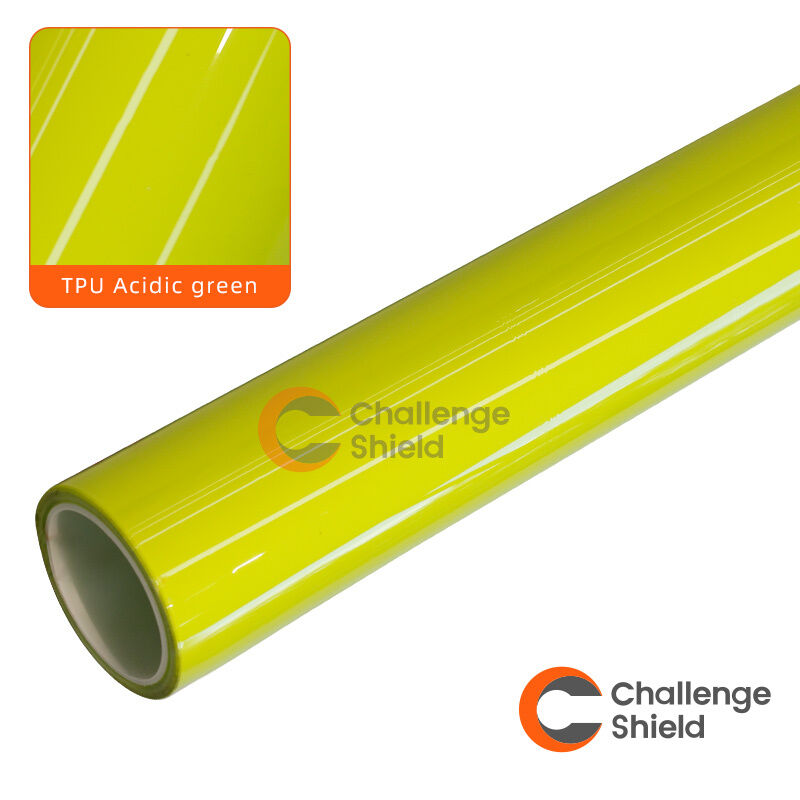 فیلم محافظ رنگ خودرو TPU PPF خود ترمیم شونده ضد اشعه ماوراء بنفش و تغییر رنگ دهنده